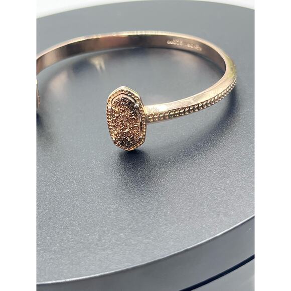 Kendra Scott Elton‎ Rose gold Rose Drusy Cuff Adjustable
Bracelet - Picture 4 of 13